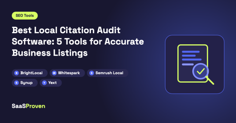 Best Local Citation Audit Software: 5 Tools for Accurate Business Listings