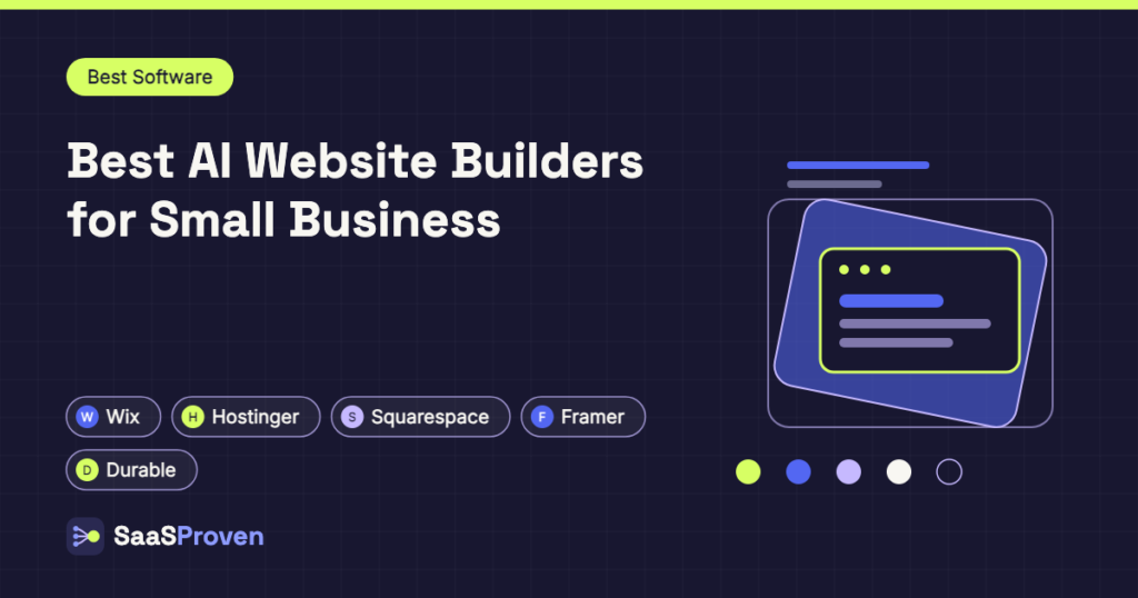 Best AI Website Builders for Small Business - tools compared