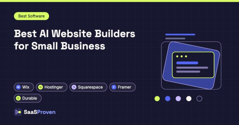 Best AI Website Builders for Small Business - tools compared